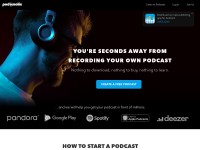 Desktop screenshot for podomatic.com