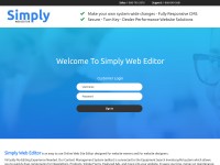 Desktop screenshot for simplywebeditor.com