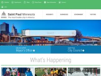 Desktop screenshot for stpaul.gov