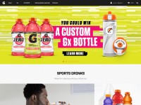 Desktop screenshot for gatorade.com