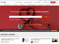 Desktop screenshot for lybrate.com