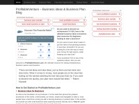 Desktop screenshot for profitableventure.com