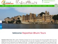 Desktop screenshot for rajasthanbhumitours.com