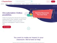 Desktop screenshot for teachervision.com
