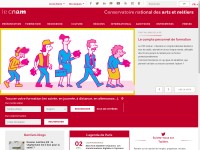 Desktop screenshot for cnam.fr