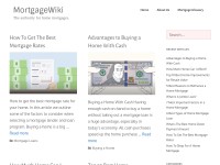 Desktop screenshot for mortgagewiki.org