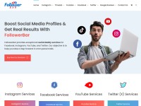 Desktop screenshot for followerbar.com