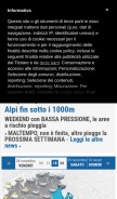 How 3bmeteo.com looks like on a mobile device such as an iPhone.