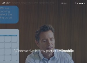 How 3c.com looks like on a tablet such as an iPad.