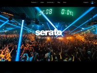 Desktop screenshot for serato.com