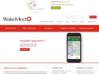 Desktop screenshot for wakemed.org