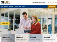 Desktop screenshot for milifeinsurance.ca