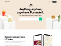 Desktop screenshot for postmates.com