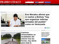 Desktop screenshot for diariochaco.com