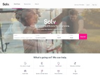 Desktop screenshot for solvhealth.com