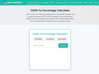 Desktop screenshot for cgpatopercentage.com.in