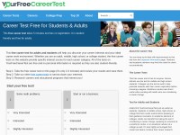 Desktop screenshot for yourfreecareertest.com