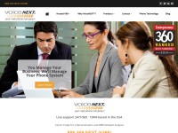 Desktop screenshot for voicenext.com