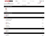 Screenshot of vglive.no