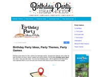 Desktop screenshot for birthdaypartyideas4kids.com