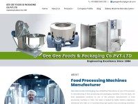 Desktop screenshot for geegeefoods.com