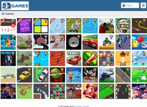 How 3dgames.org looks like on a tablet such as an iPad.