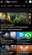 How 3djuegos.com looks like on a mobile device such as an iPhone.