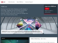 Desktop screenshot for hsbcnet.com