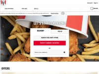 Desktop screenshot for kfc.ca