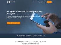 Desktop screenshot for picalytics.com