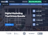 Desktop screenshot for webfx.com