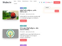 Desktop screenshot for 9tube.tv