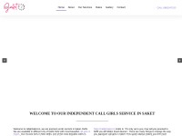 Desktop screenshot for callgirlsaket.in