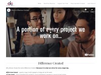 Desktop screenshot for differencecreated.com