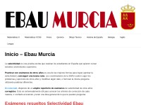 Desktop screenshot for ebaumurcia.es