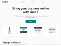Desktop screenshot for jimdo.com