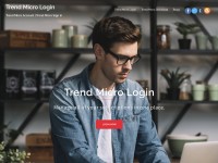 Screenshot of mytrendmicrologin.com
