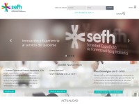 Desktop screenshot for sefh.es