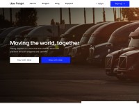 Desktop screenshot for uberfreight.com