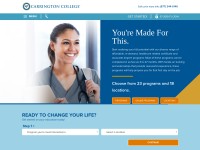 Desktop screenshot for carrington.edu
