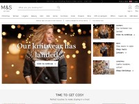 Desktop screenshot for marksandspencer.com