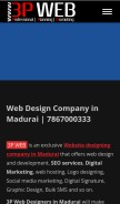 How 3pweb.in looks like on a mobile device such as an iPhone.