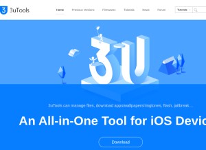 How 3u.com looks like on a tablet such as an iPad.