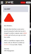 How 3wesg.com looks like on a mobile device such as an iPhone.