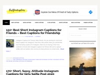Desktop screenshot for bestgoodcaptions.com