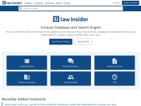 Desktop screenshot for lawinsider.com