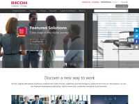 Desktop screenshot for ricoh-usa.com