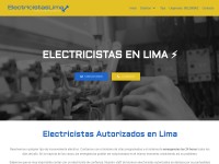 Desktop screenshot for electricistaslima.com