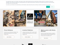 Desktop screenshot for rockybrands.com