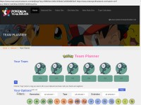 Desktop screenshot for pokemonteambuilder.net